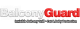 BalconyGuard logo — Invisible Balcony Grill · Cat & Baby Protection