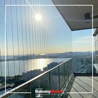 Invisible grille Kuala Lumpur apartment balcony example
