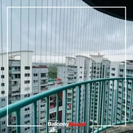 Invisible grille Puchong condo installation project