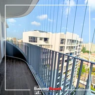 Invisible grille Singapore style balcony grill design