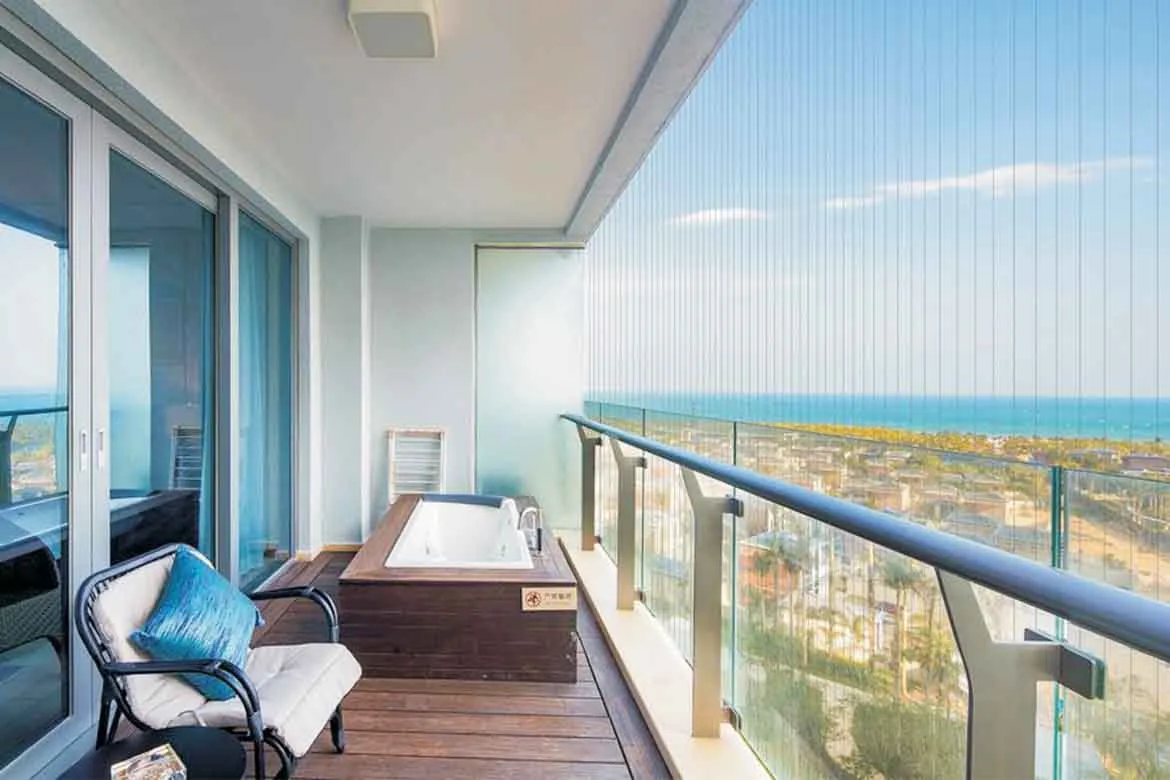 Modern balcony grills are installed on multi-storey houses.