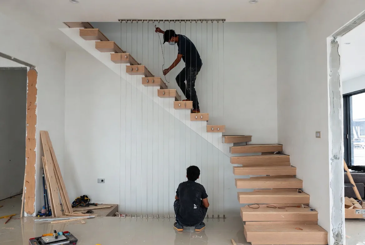 Safety grill balcony dipasang untuk keselamatan penghuni apartment.