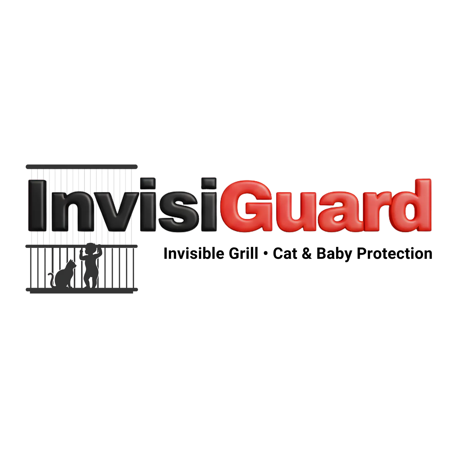 InvisiGuard logo — Invisible Grill · Cat & Baby Protection